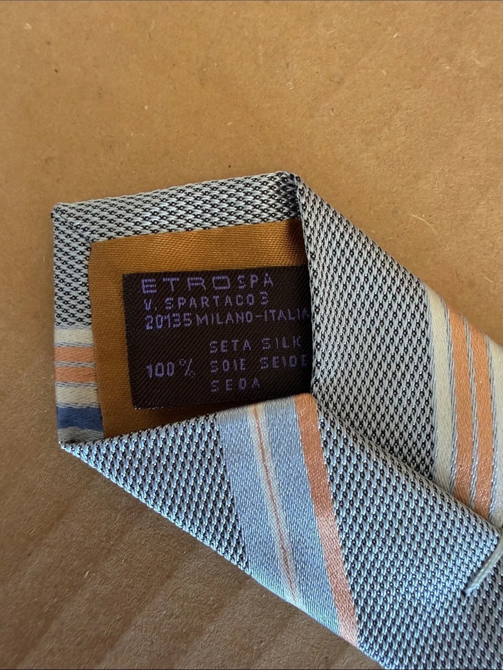 ETRO 100% Silk Mens Necktie
